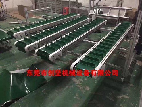 加皮带挡板输送线