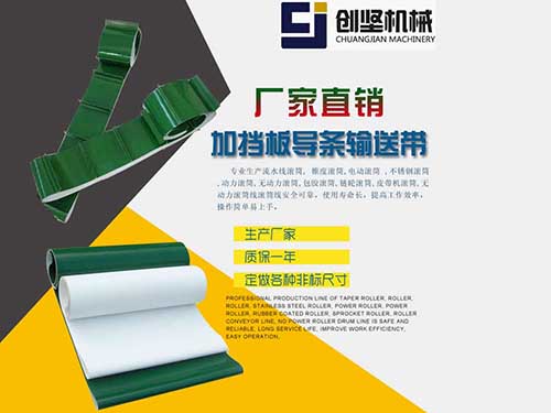 加档板导条输送带