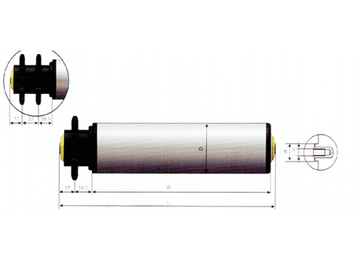 塑钢链轮传动辊轮